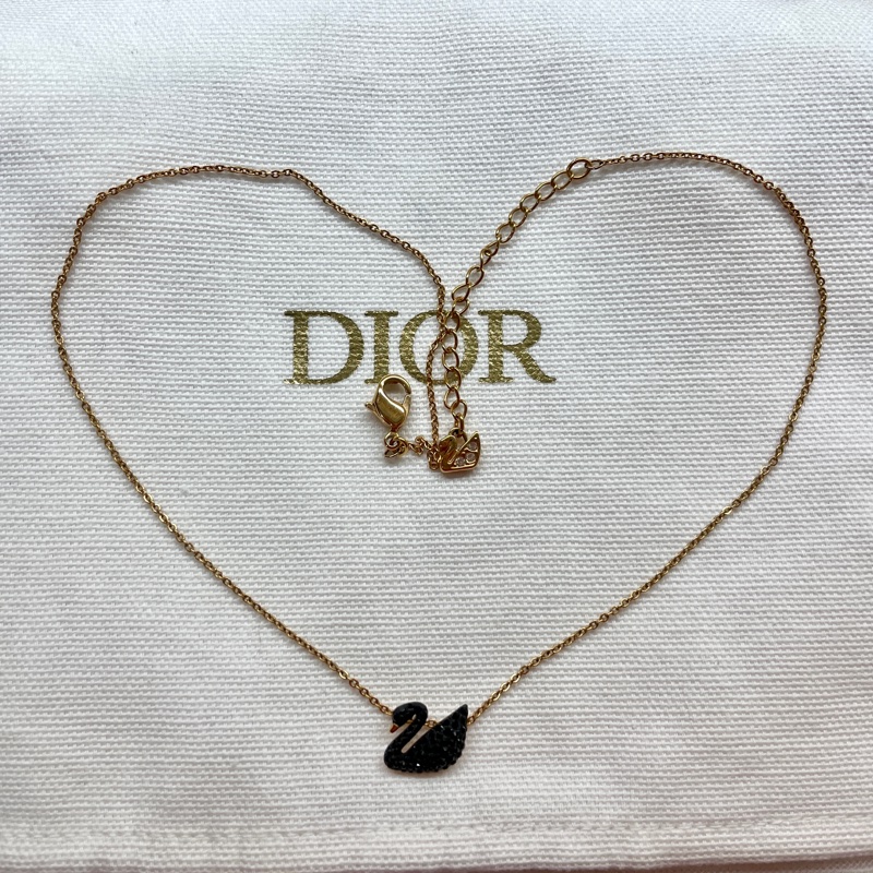 Swarovski 施華洛世奇黑天鵝項鍊-0