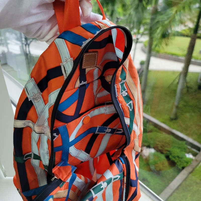 Hermes Airsilk Bag 愛馬仕空氣感絲巾後背包-10