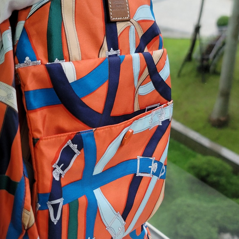 Hermes Airsilk Bag 愛馬仕空氣感絲巾後背包-11