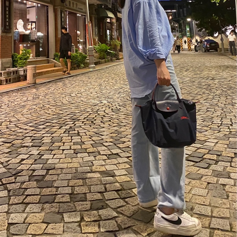 全新 Longchamp 海軍藍 70週年紀念款-1