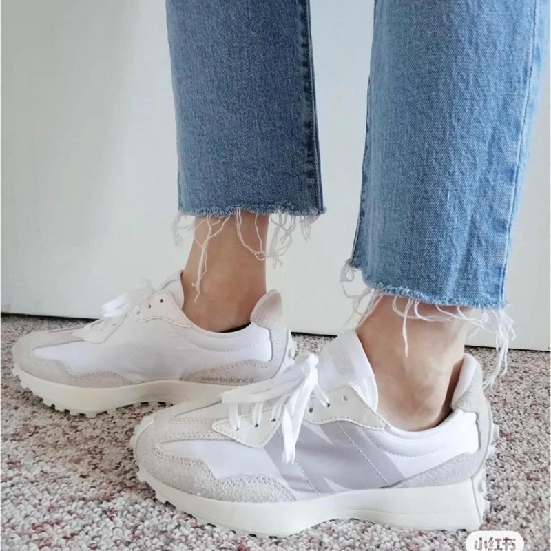 限時限量 New Balance 327 白絲綢 大N復古休閒鞋 NB327 WS327春夏秋冬 IN李知恩-0