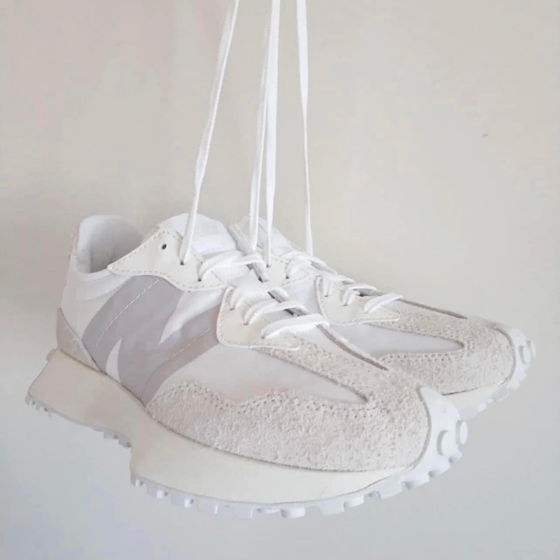 限時限量 New Balance 327 白絲綢 大N復古休閒鞋 NB327 WS327春夏秋冬 IN李知恩-1
