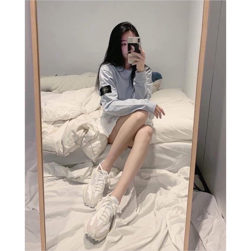 限時限量 New Balance 327 白絲綢 大N復古休閒鞋 NB327 WS327春夏秋冬 IN李知恩-3