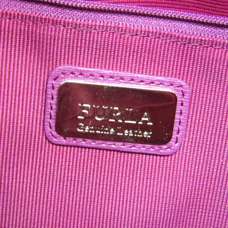 【日本直送】Furla Linda M SATCHEL 834157 女士皮革手提包，單肩包覆盆子-7