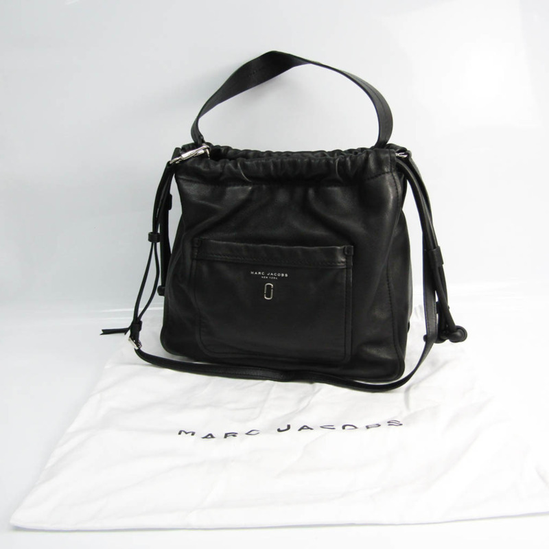 【日本直送】Marc Jacobs Tied Up HOBO M0012550 女士皮革單肩包，托特包黑色-10