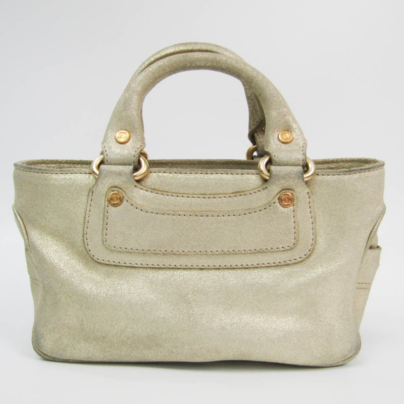 【日本直送】Celine Boogie 女式皮革，皮革手提包金色-0