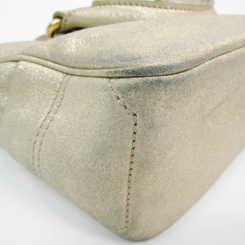 【日本直送】Celine Boogie 女式皮革，皮革手提包金色-5