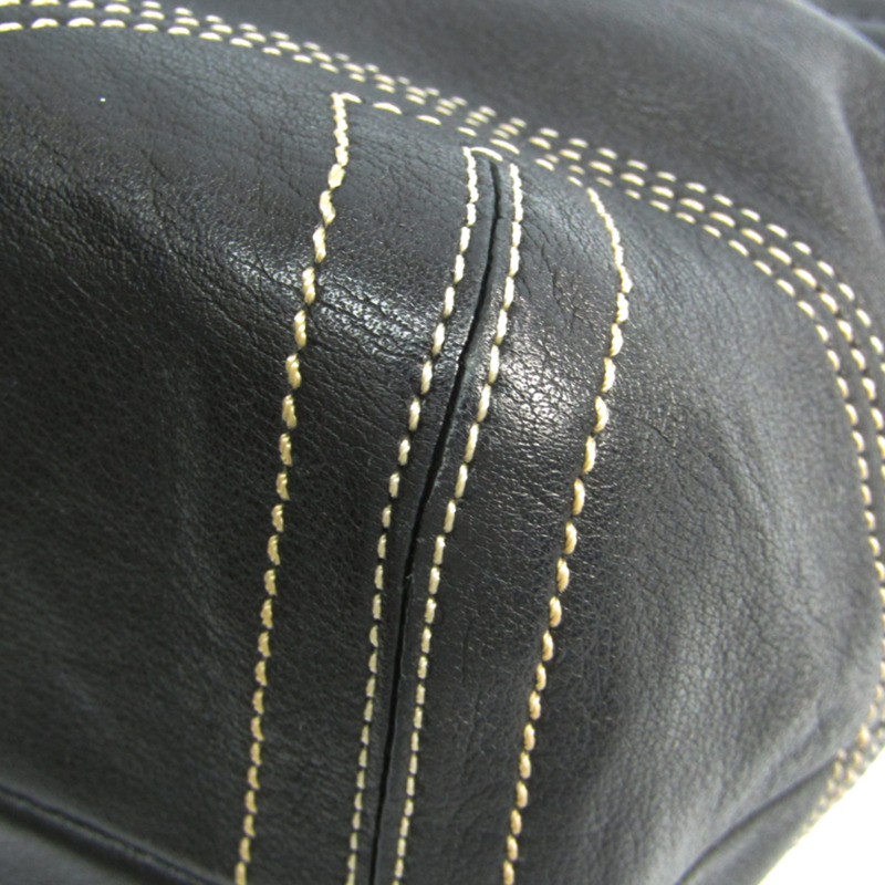 【日本直送】Coach Soho 8A09 女士皮革手提包 黑色-5