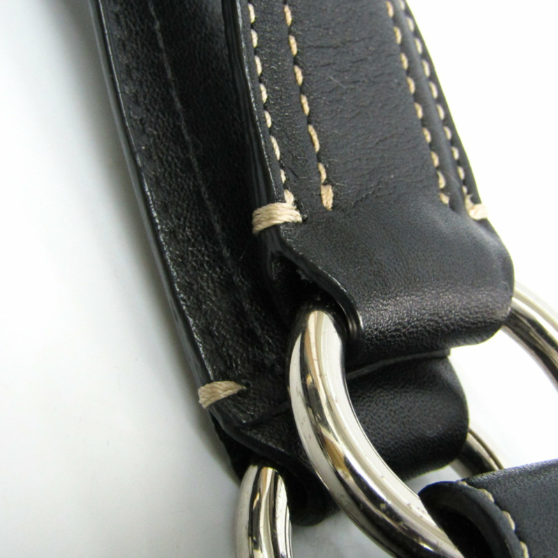 【日本直送】Coach Soho 8A09 女士皮革手提包 黑色-7