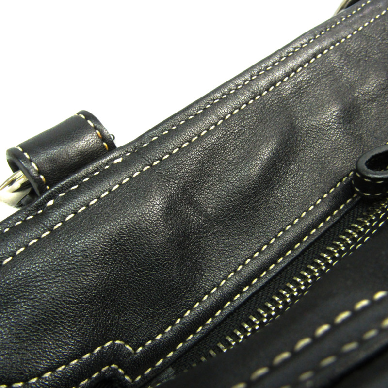 【日本直送】Coach Soho 8A09 女士皮革手提包 黑色-8