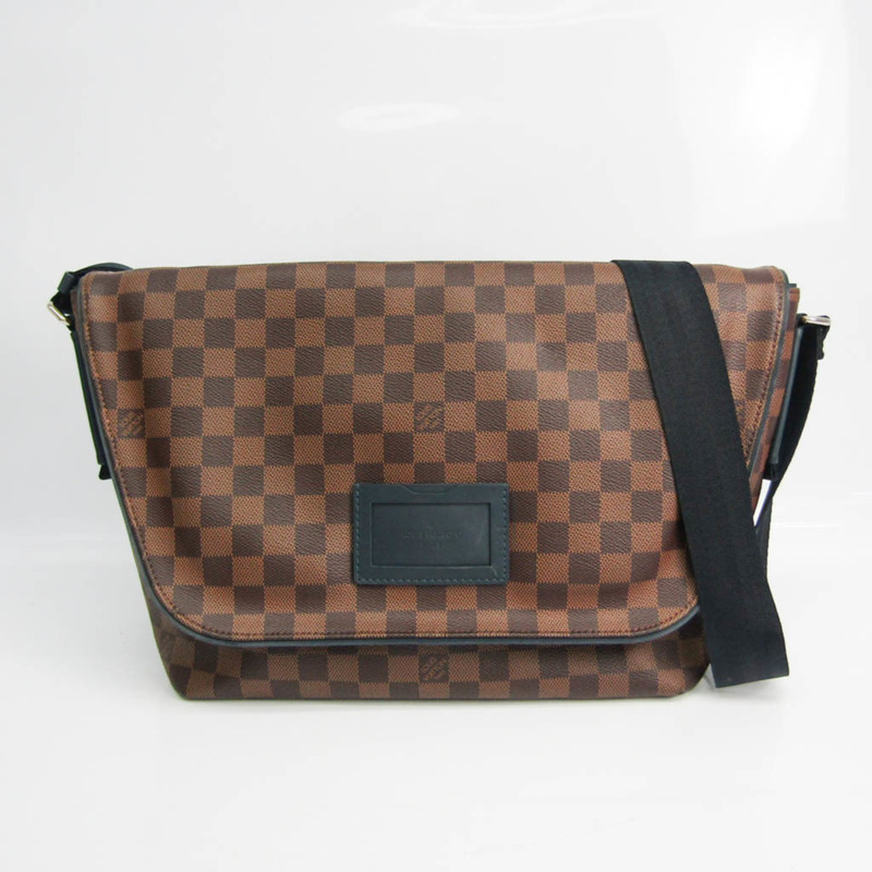 【日本直送】路易威登 Damier Sprinter MM N41254 男士單肩包 Ebene,海軍-0