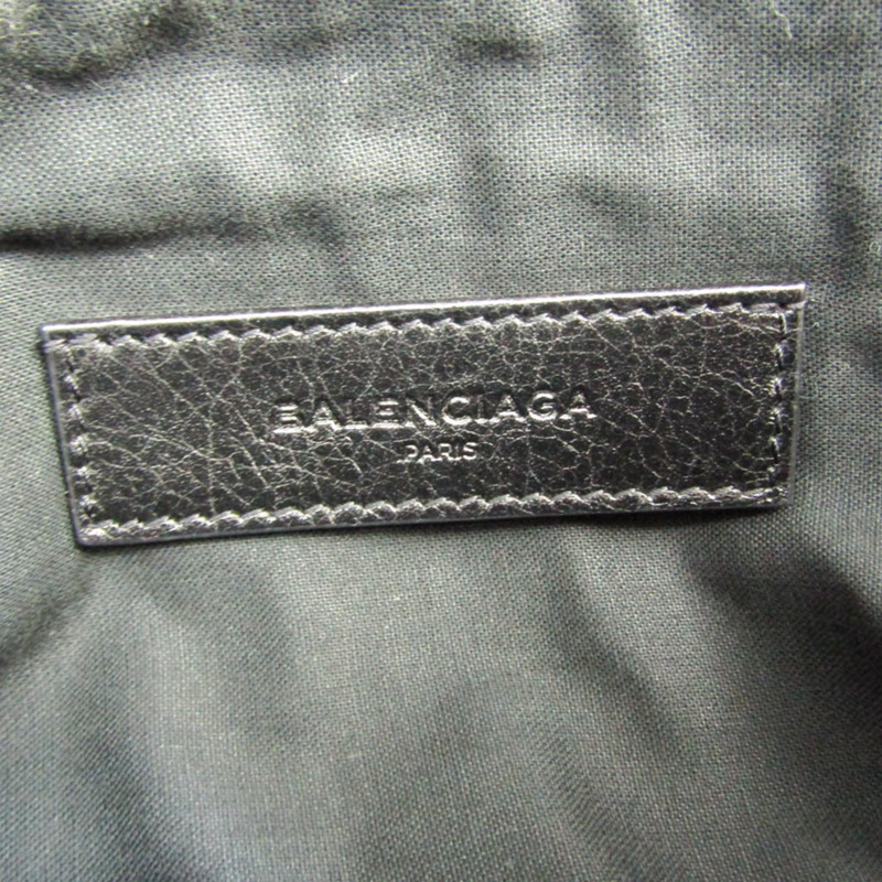 【日本直送】Balenciaga Classic Clip M 273022 女士皮革手拿包 黑色-9