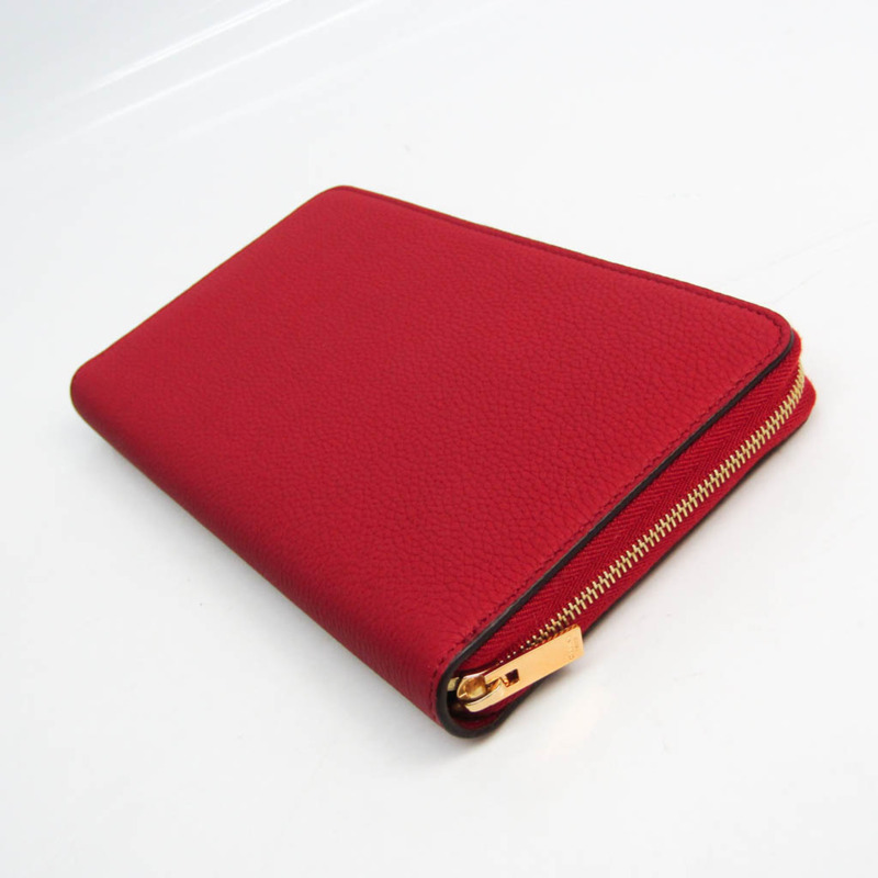 【日本直送】席琳女士皮革長錢包（雙折）紅色-1
