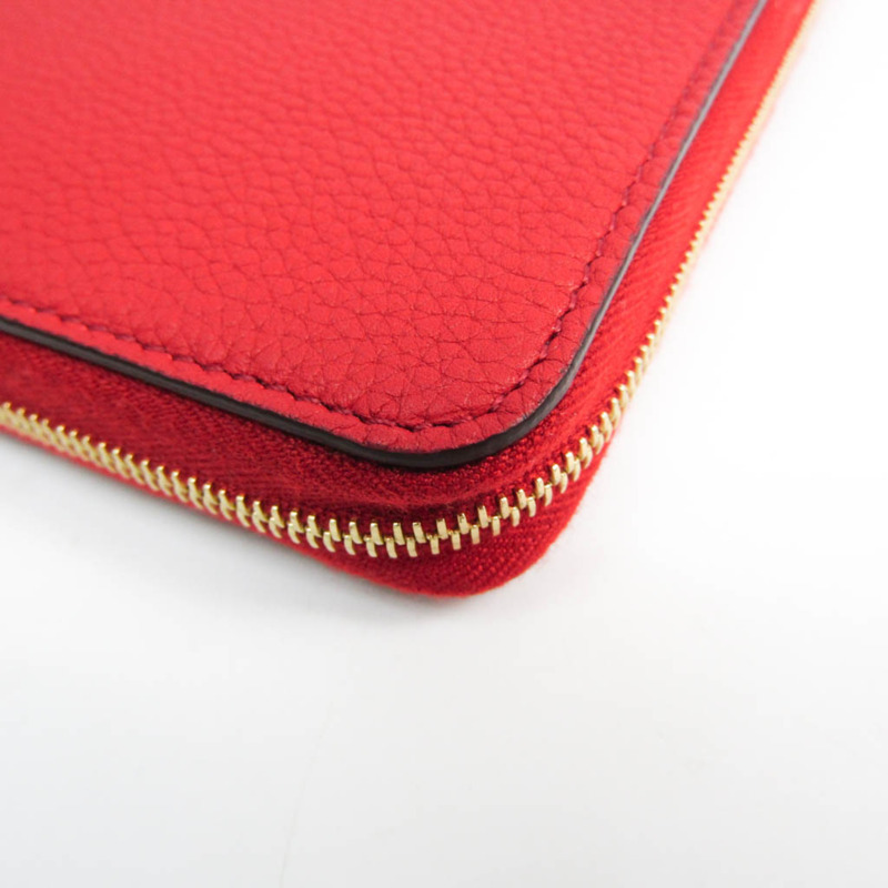 【日本直送】席琳女士皮革長錢包（雙折）紅色-3