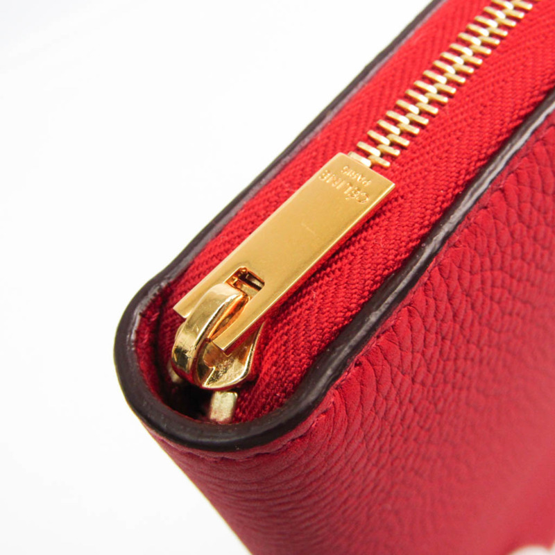 【日本直送】席琳女士皮革長錢包（雙折）紅色-4