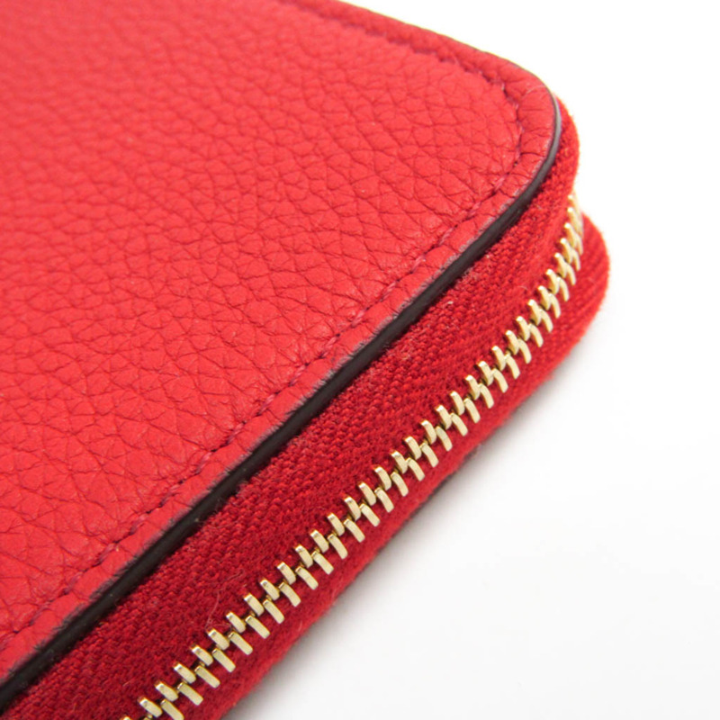 【日本直送】席琳女士皮革長錢包（雙折）紅色-5