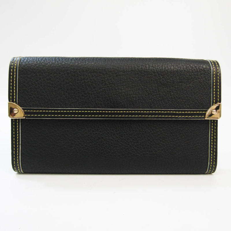 【日本直送】路易威登 Suhali Porte Tresor International M91836 女士 Suhali 皮革長錢包（雙折）黑色-0