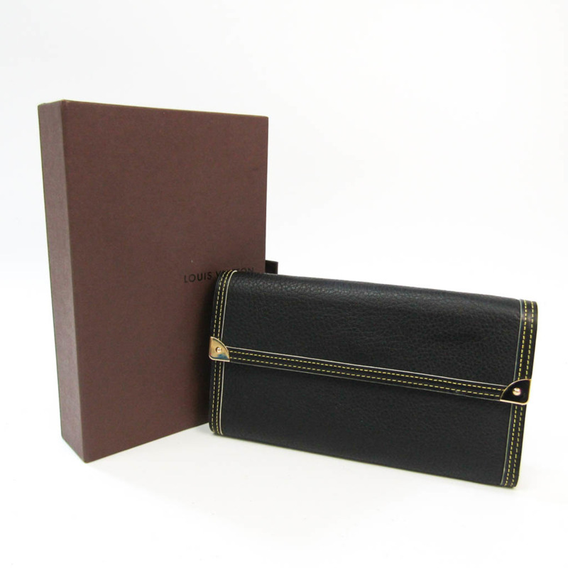 【日本直送】路易威登 Suhali Porte Tresor International M91836 女士 Suhali 皮革長錢包（雙折）黑色-10