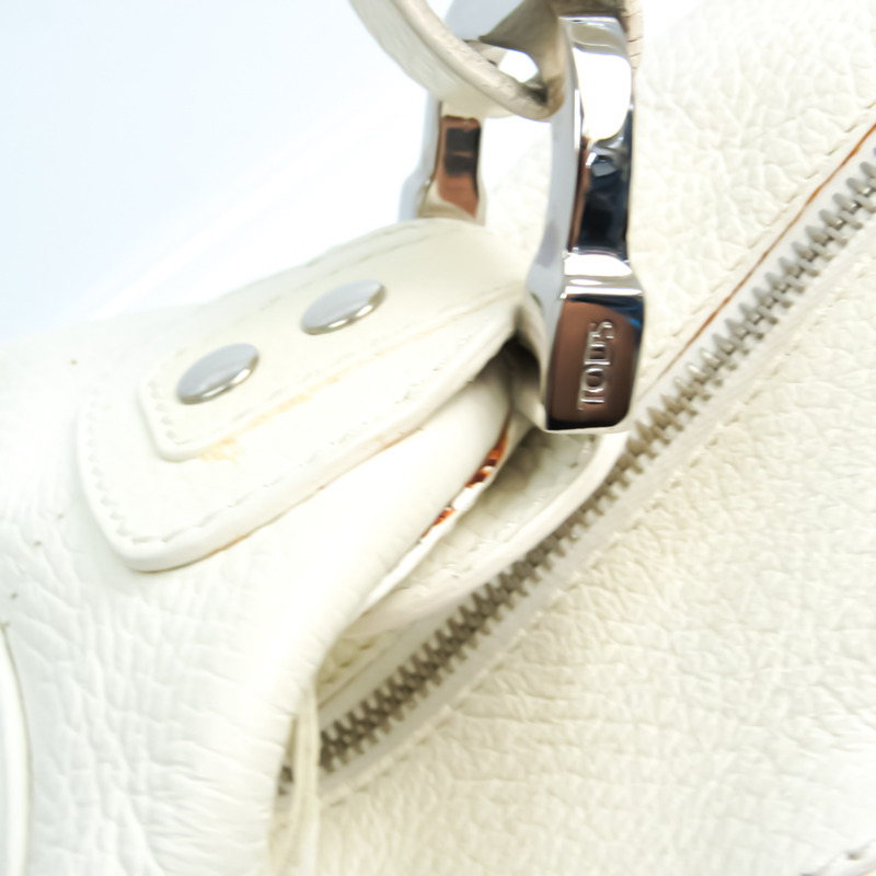 【日本直送】Tod's 女士皮革單肩包 灰白色-7