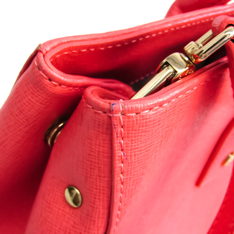 【日本直送】Furla Linda M 女士皮革手提包,單肩包 淺粉色-6