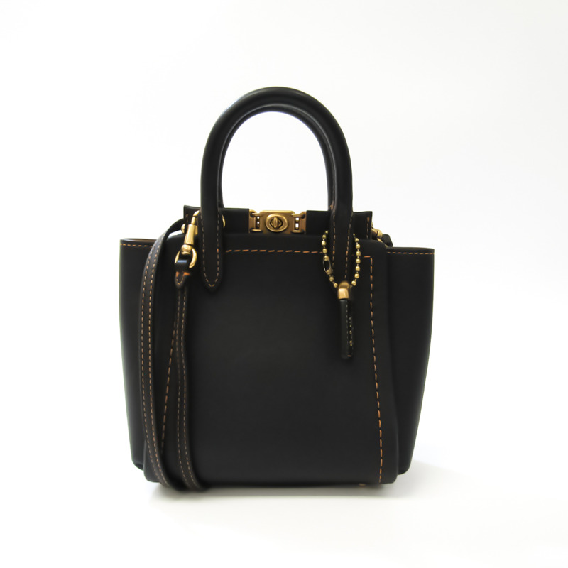 【日本直送】Coach TROUPE TOTE 16 79401 女士皮革手提包，單肩包黑色-0