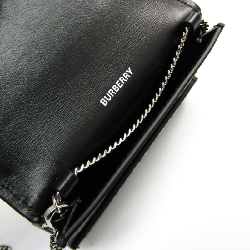 【日本直送】Burberry JODY GRAPHIC PRINT 8022445 皮革卡包 黑色，白色-2