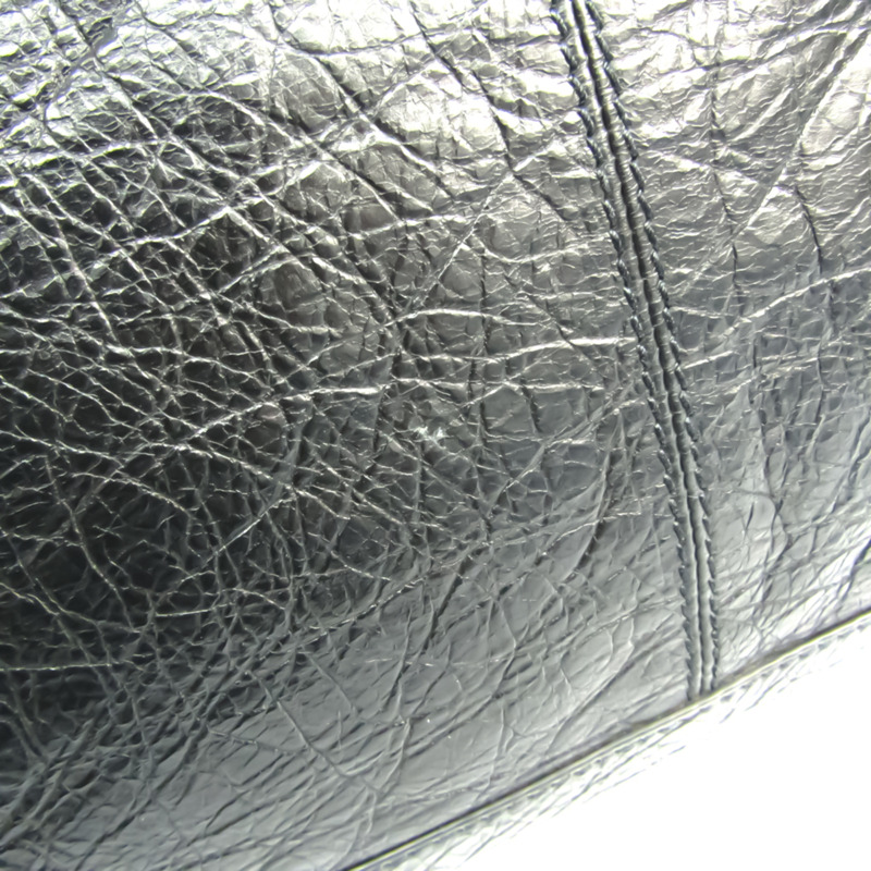 【日本直送】Balenciaga Classic Clip M 273022 中性皮革手拿包 黑色-5