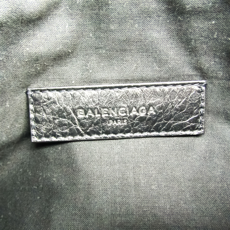 【日本直送】Balenciaga Classic Clip M 273022 中性皮革手拿包 黑色-7