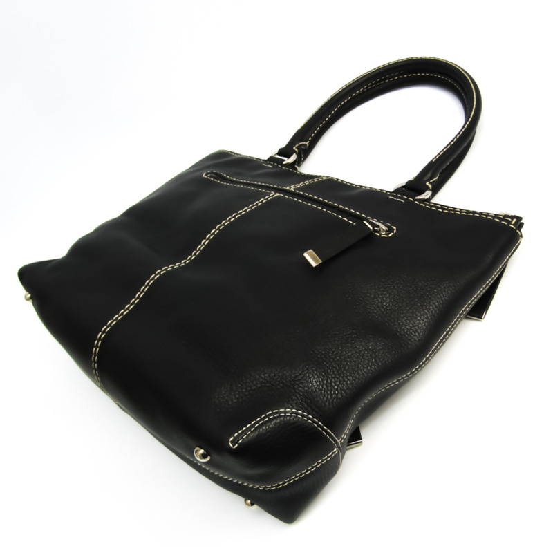 【日本直送】Tod's 女士皮革手提包 黑色-1