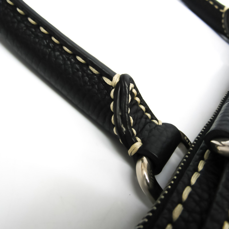 【日本直送】Tod's 女士皮革手提包 黑色-6