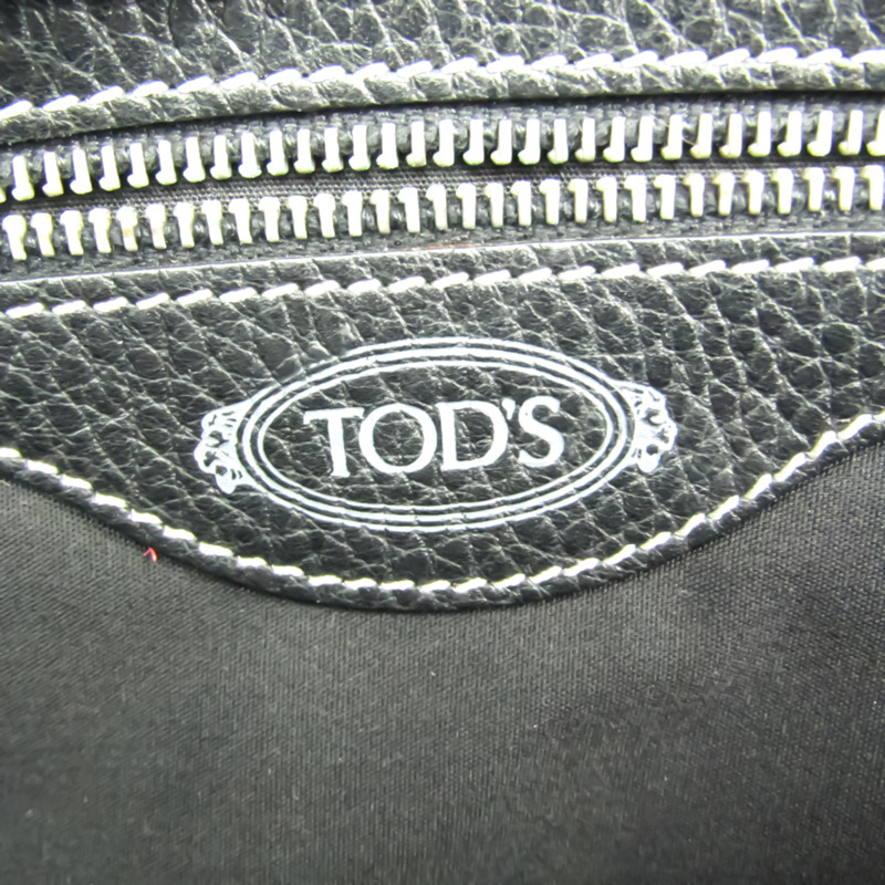 【日本直送】Tod's 女士皮革手提包 黑色-7