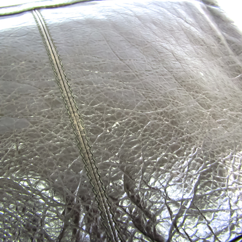 【日本直送】Balenciaga 273023 中性皮革手拿包棕色-4