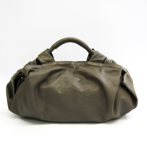 Loewe Nappa Aire 女士皮革手提包灰色