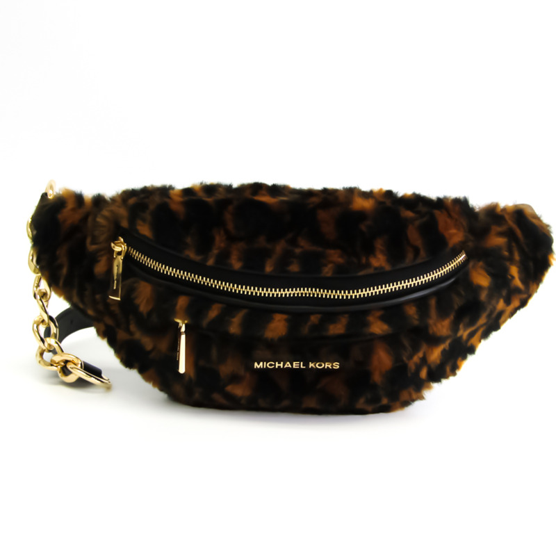 【日本直送】Michael Kors Mott 30F9GOXN6F 中性皮革單肩包，斜挎包 黑色，棕色-0