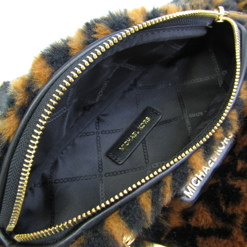 【日本直送】Michael Kors Mott 30F9GOXN6F 中性皮革單肩包，斜挎包 黑色，棕色-2