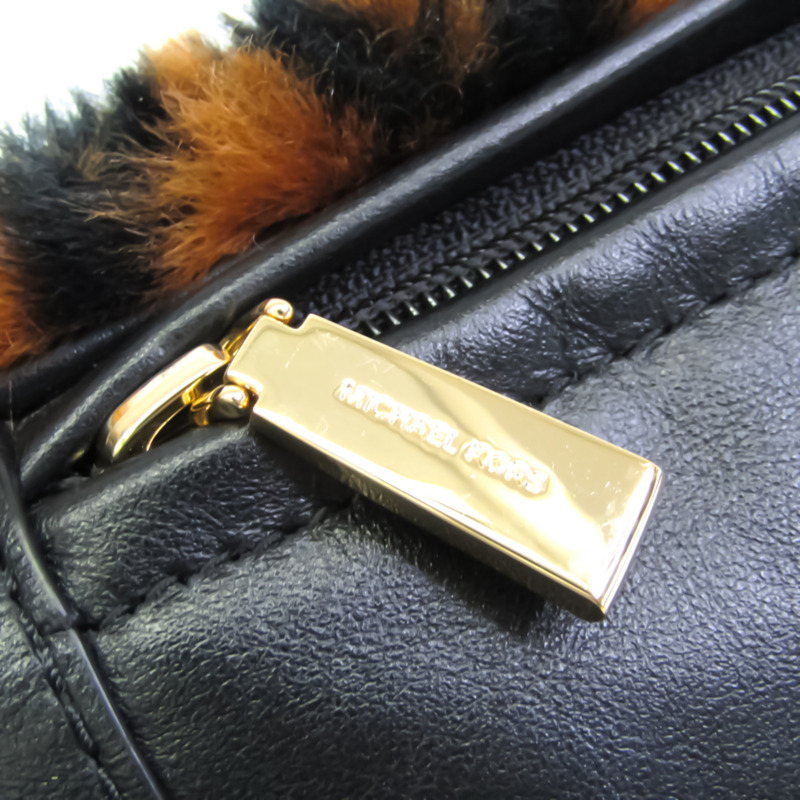 【日本直送】Michael Kors Mott 30F9GOXN6F 中性皮革單肩包，斜挎包 黑色，棕色-6