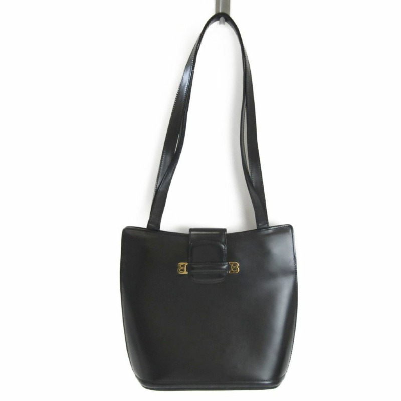 【日本直送】Bally 女士皮革手提包 黑色-0
