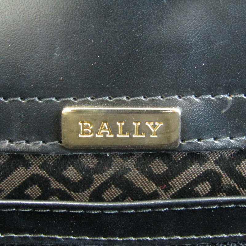 【日本直送】Bally 女士皮革手提包 黑色-11