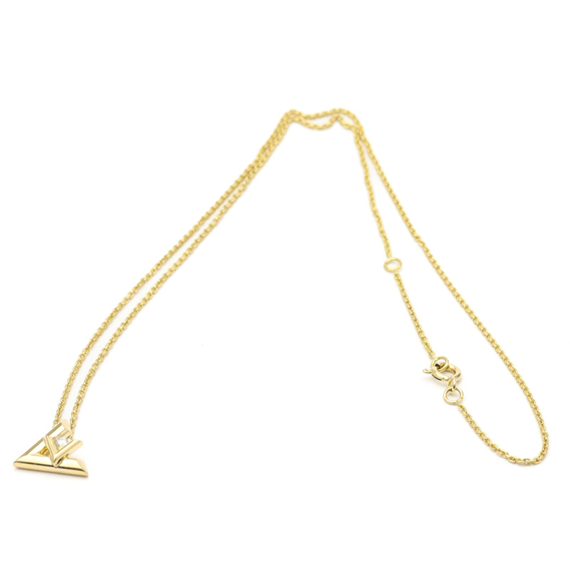 【日本直送】路易威登 LV Volt One 小號吊墜 Q93805 黃金 (18K) 鑽石男士、女士時尚吊墜項鍊克拉/0.03-4