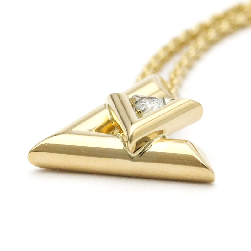 【日本直送】路易威登 LV Volt One 小號吊墜 Q93805 黃金 (18K) 鑽石男士、女士時尚吊墜項鍊克拉/0.03-5