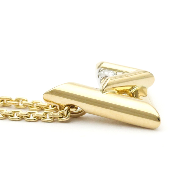 【日本直送】路易威登 LV Volt One 小號吊墜 Q93805 黃金 (18K) 鑽石男士、女士時尚吊墜項鍊克拉/0.03-6