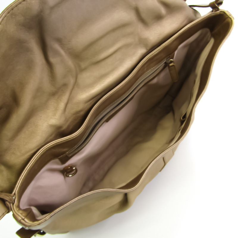 【日本直送】Bvlgari 32305 女士皮革手提包 金色-2