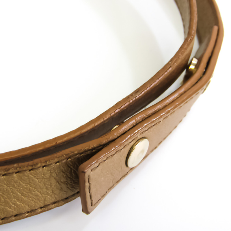 【日本直送】Bvlgari 32305 女士皮革手提包 金色-6