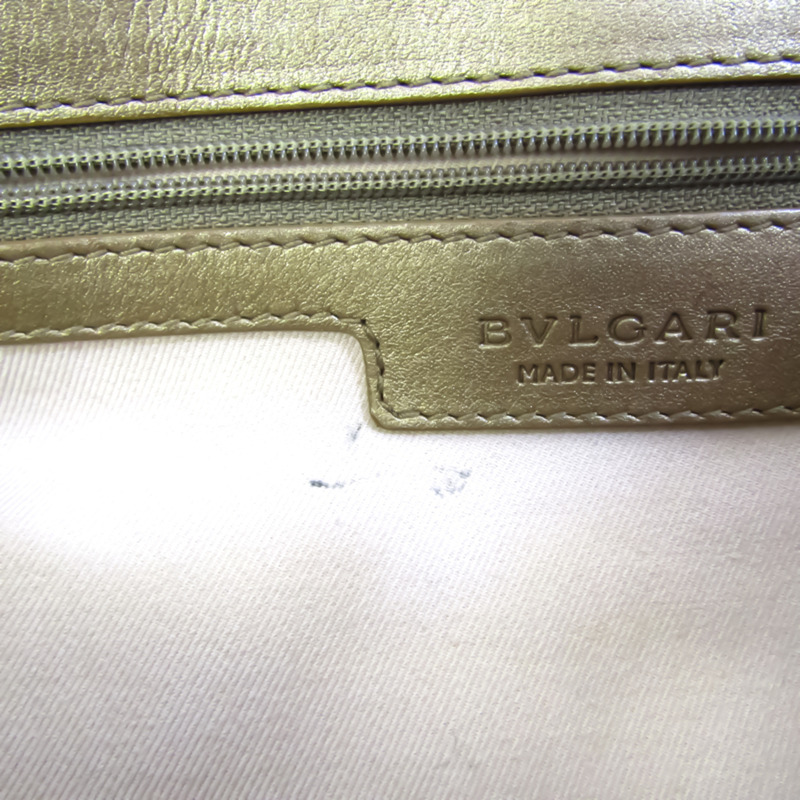 【日本直送】Bvlgari 32305 女士皮革手提包 金色-9