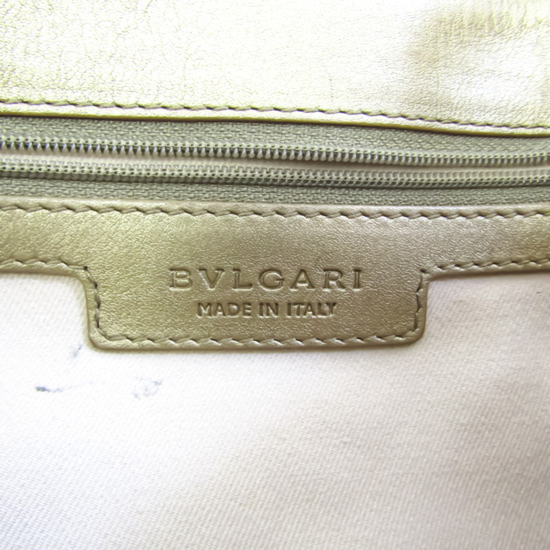 【日本直送】Bvlgari 32305 女士皮革手提包 金色-11