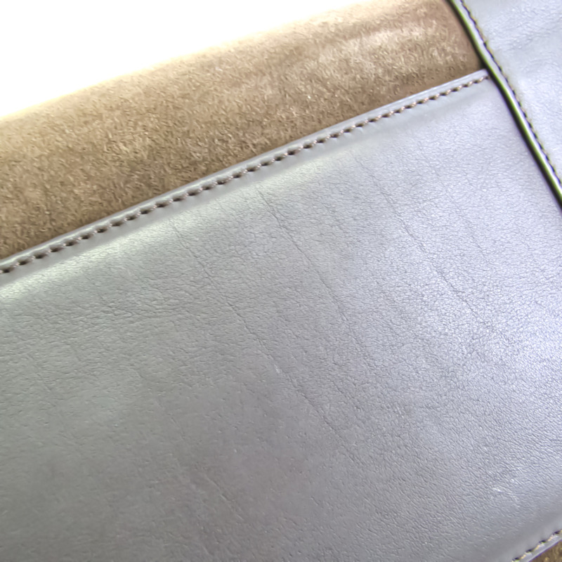 【日本直送】Loewe Amazona 32 女式皮革,麂皮手提包棕色,卡其棕色-5