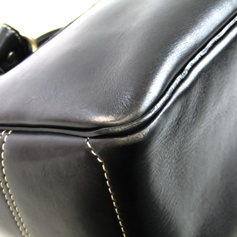 【日本直送】Celine Boogie 女士皮革手提包 黑色-3