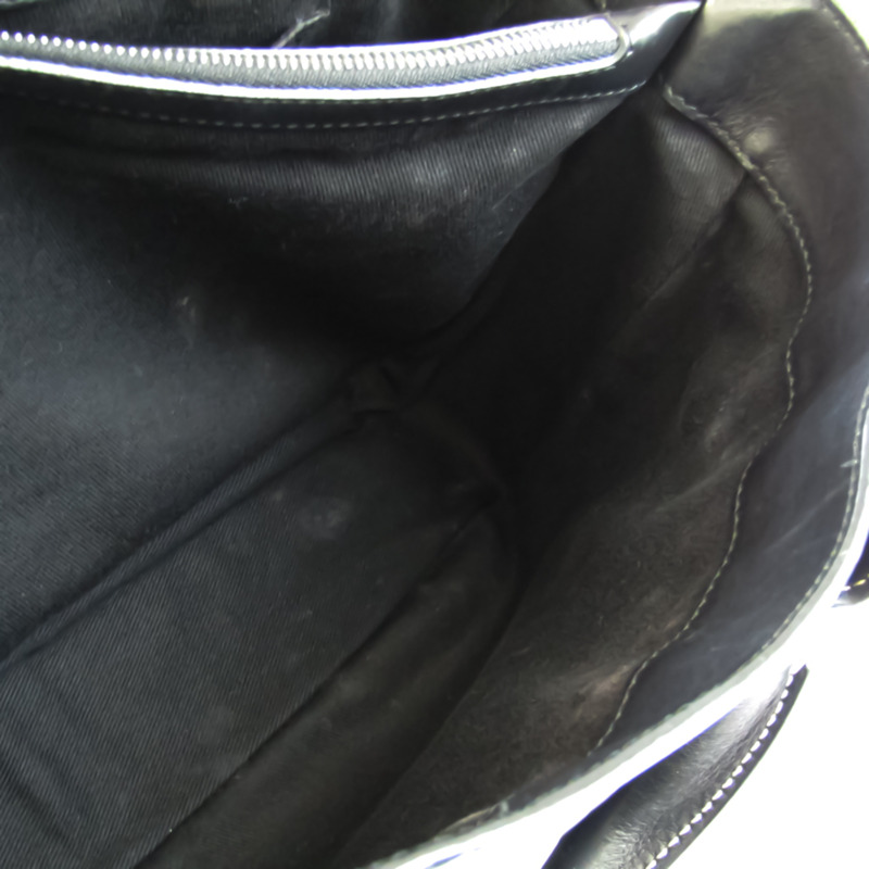 【日本直送】Celine Boogie 女士皮革手提包 黑色-7