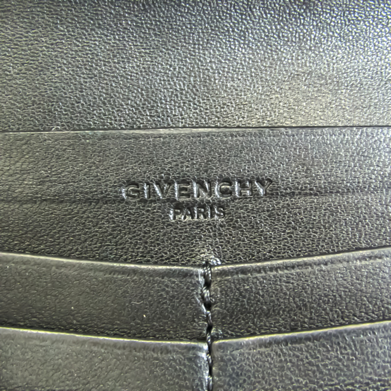 【日本直送】Givenchy GV3 Bb601lb032 中性皮革錢包 黑色-10