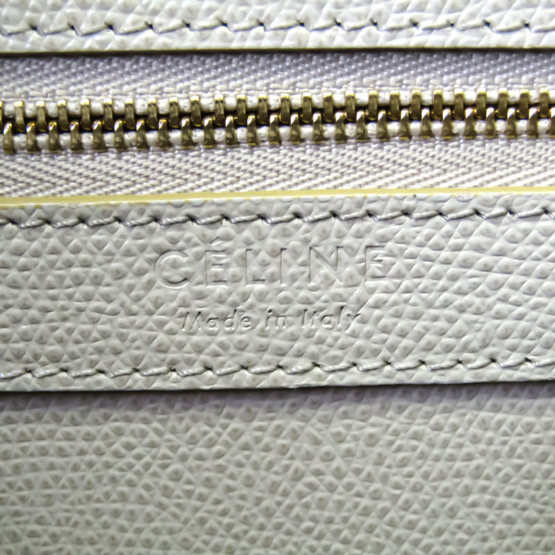 【日本直送】Celine Cabas Vertical Small 176163XBB 女士真皮手提包,單肩包 奶油色,灰色,米白色-13